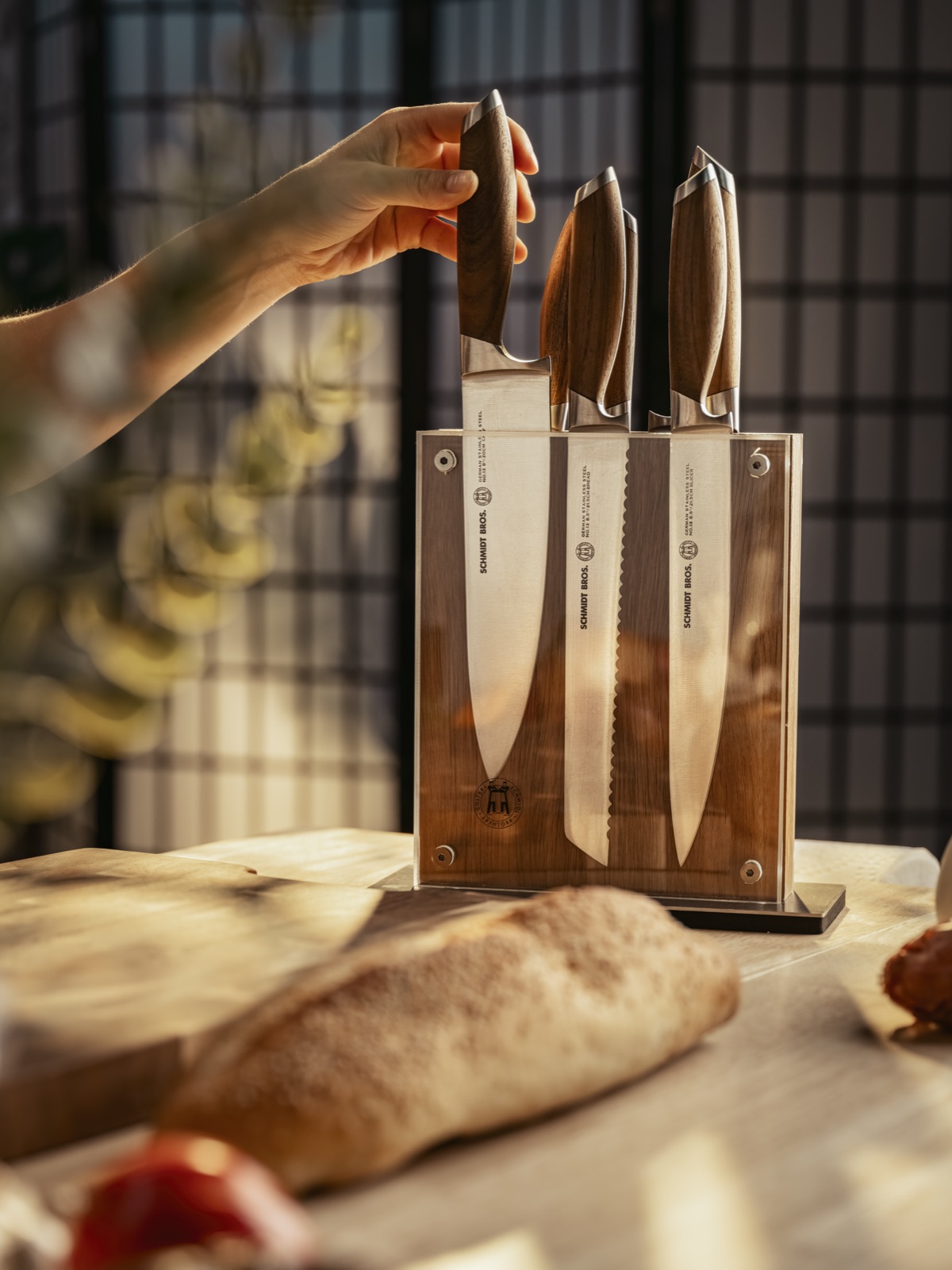 Schmidt Brothers Knife Block in Kitchen